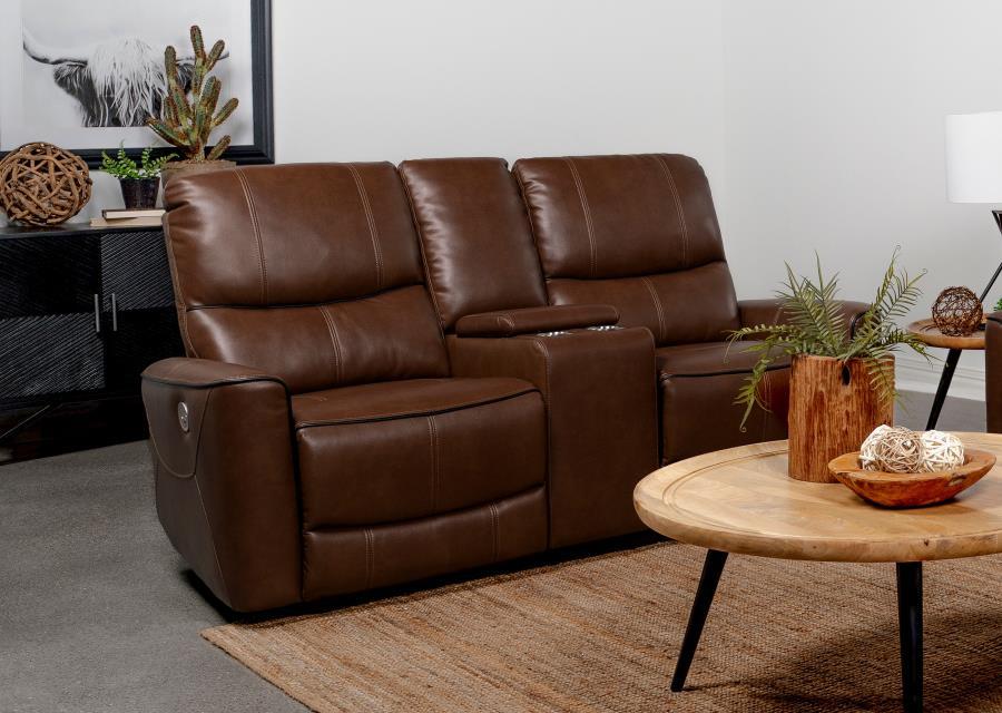 Coaster Fine Furniture Greenfield - Upholstered Power Reclining Loveseat | Meri Furniture
