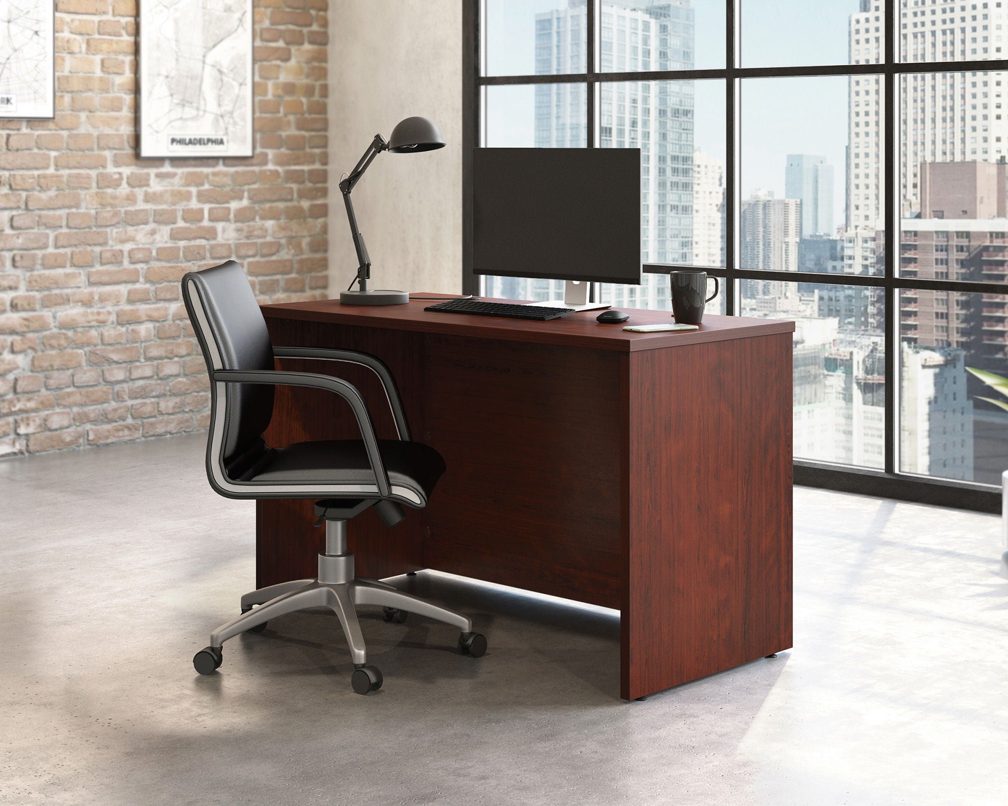 Commercial Desk 48" x 24" in Classic Cherry