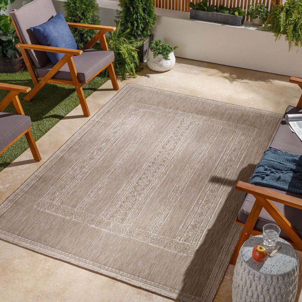 Tuareg Machine Woven Rug