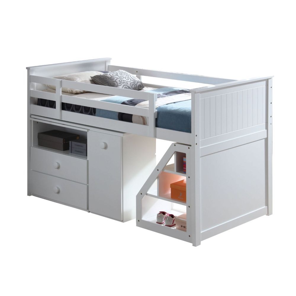 ACME Wyatt - Loft Bed - White | Meri Furniture