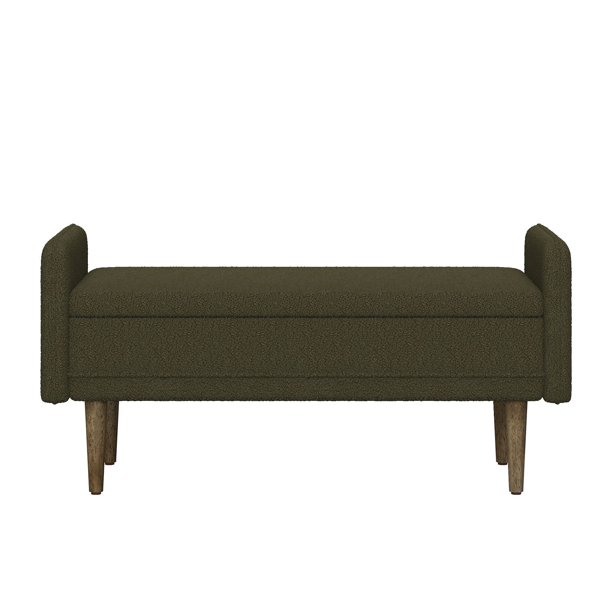 Teddy Velvet Storage Stool With Storage Space For Apartments