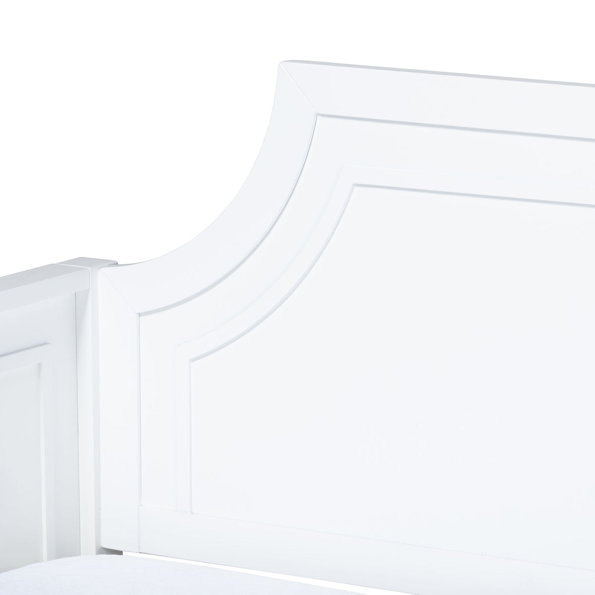 Mariana Classic and Traditional White Finished Wood Twin Size Daybed with Trundle