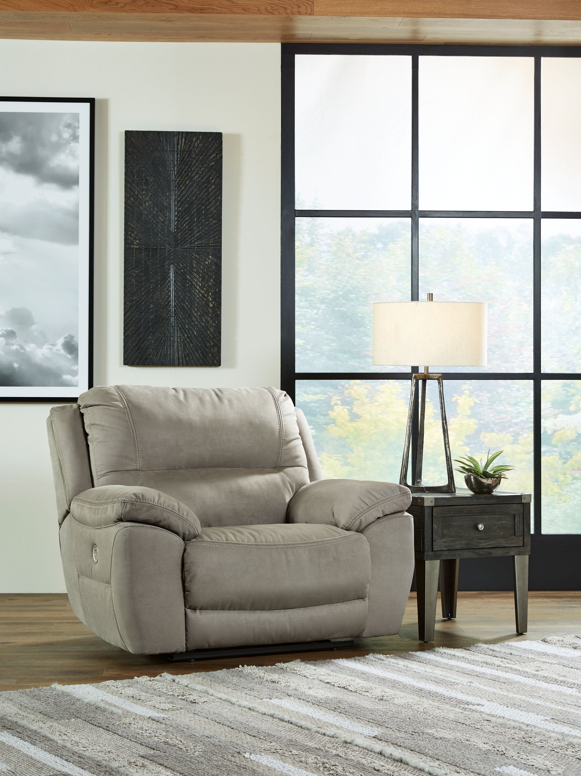 Signature Design by Ashley® Next-gen - Zero Wall Wide Seat Recliner | Meri Furniture