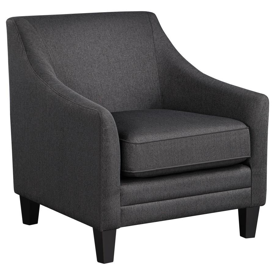 Coaster Fine Furniture Liam - Upholstered Sloped Arm Accent Club Chair | Meri Furniture