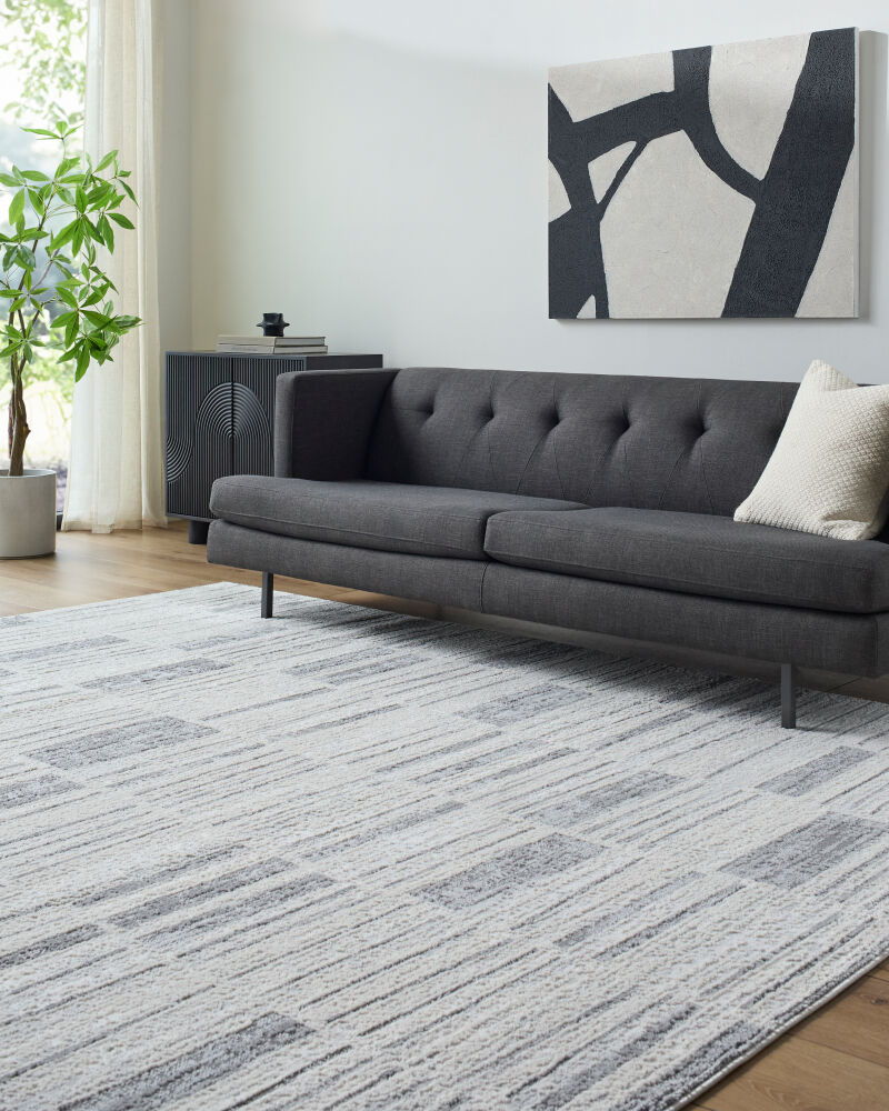 Siyah Machine Woven Rug