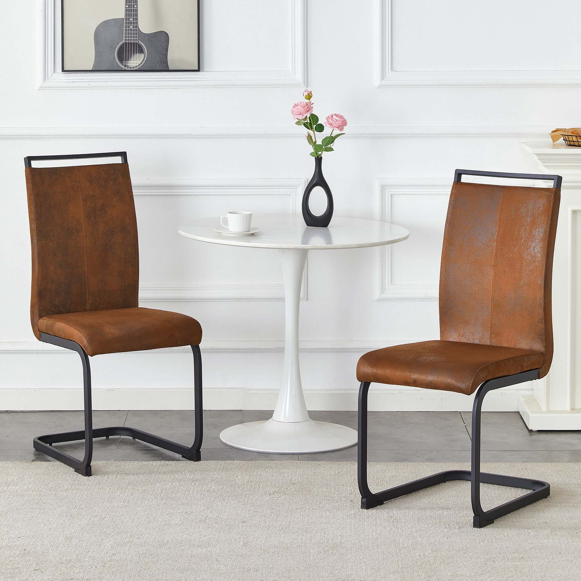 Dining Chairs With Ergonomic Backrest