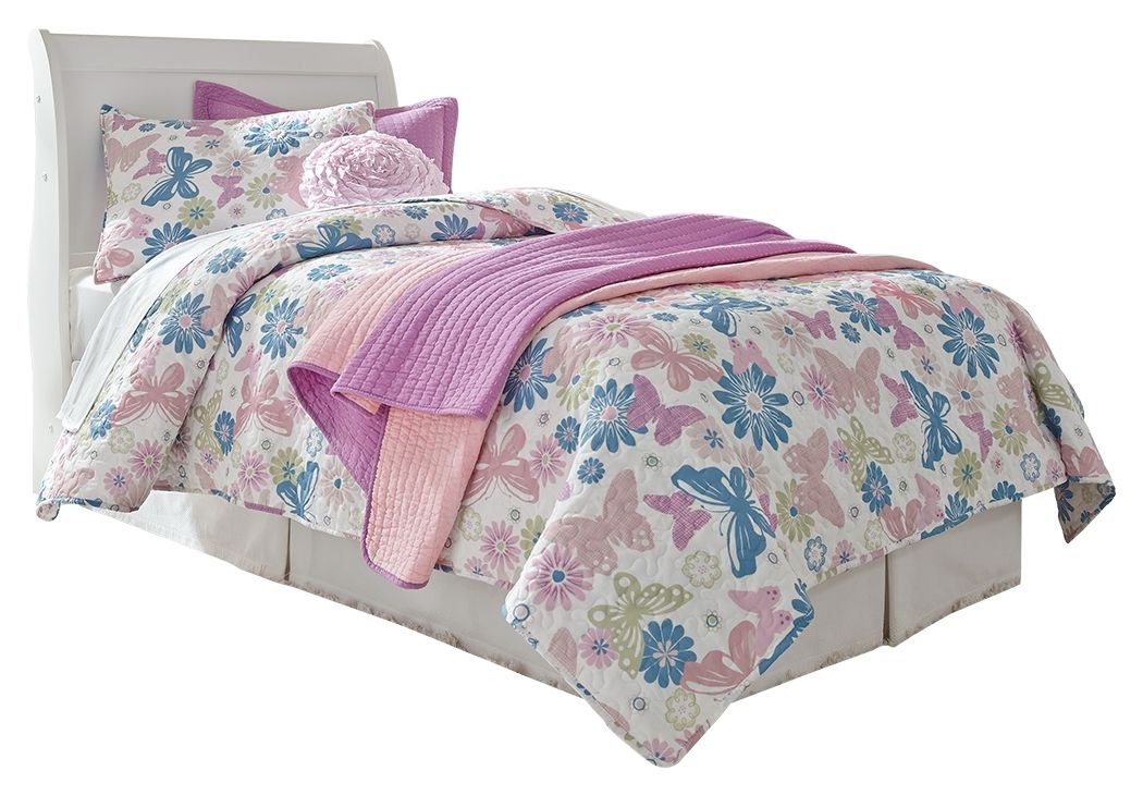 Signature Design by Ashley® Anarasia - Sleigh Headboard With Bolt On Bed Frame | Meri Furniture