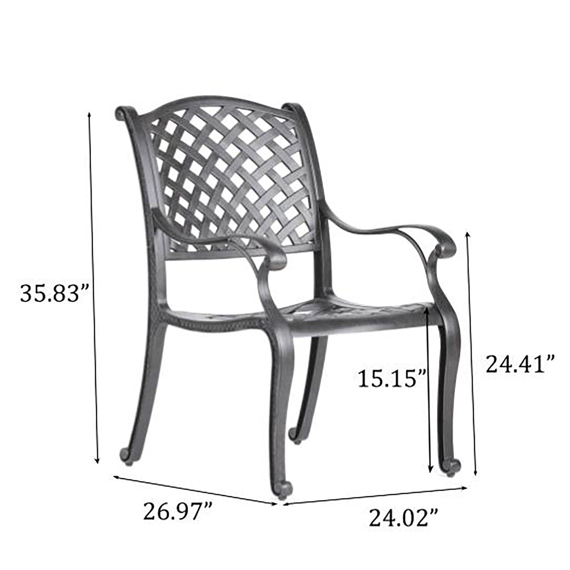 Square 8 Person 63.98" Long Dining Set With Dupione Brown Cushions