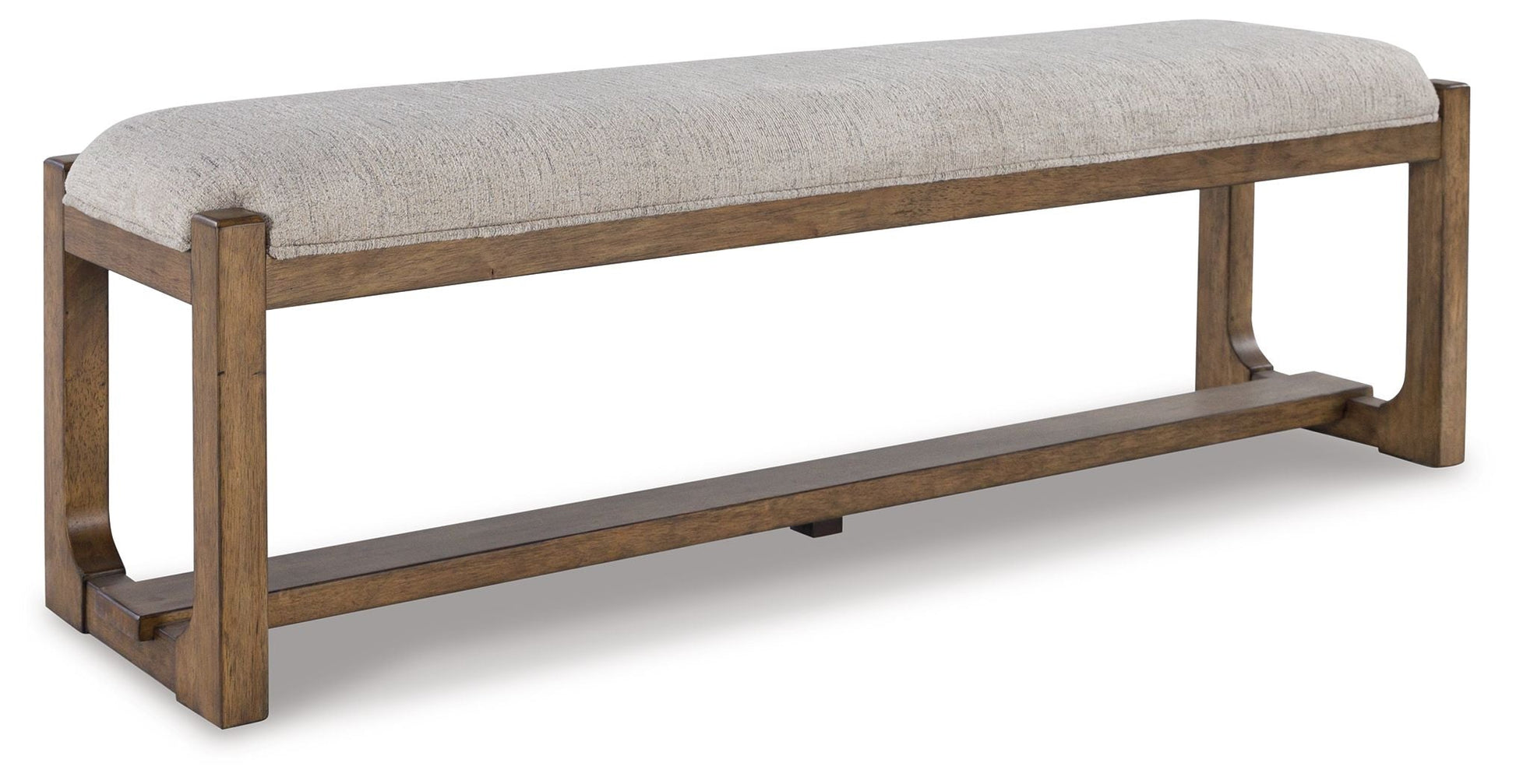 Signature Design by Ashley® Cabalynn - Oatmeal / Light Brown - Large Uph Dining Room Bench | Meri Furniture
