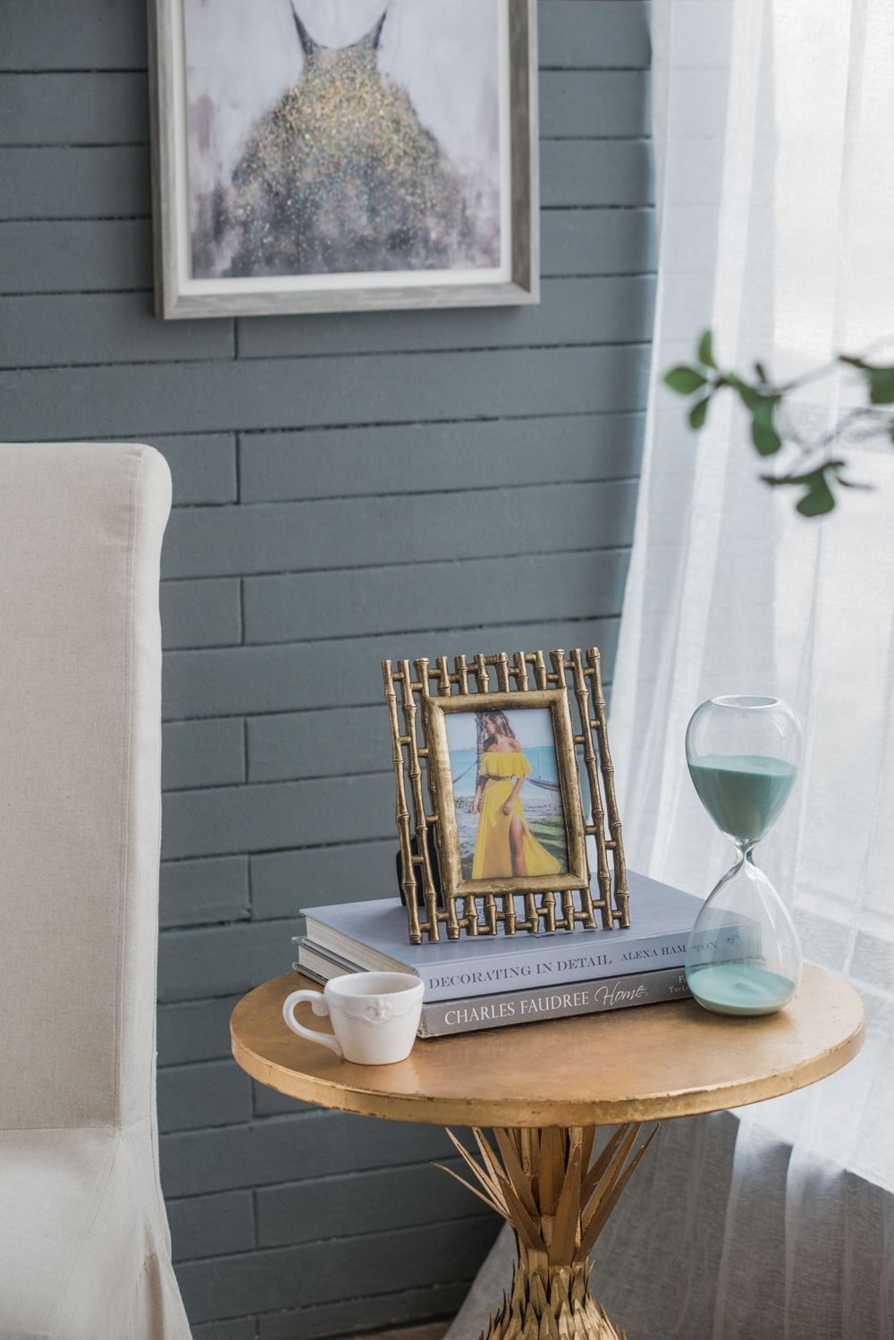 Photo Resin Frame, Opening (Set of 2) - Gold