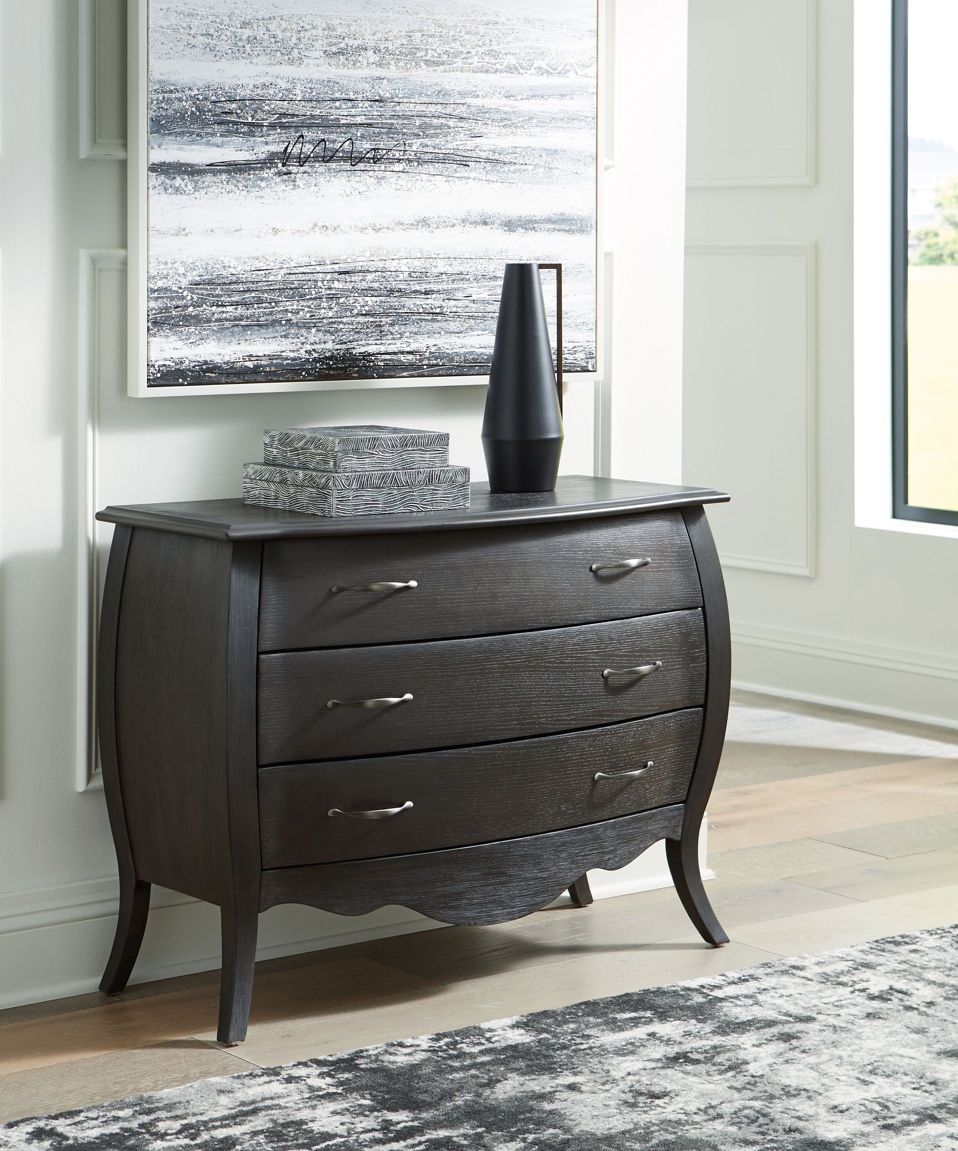 Signature Design by Ashley® Coltner - Black - Accent Cabinet | Meri Furniture