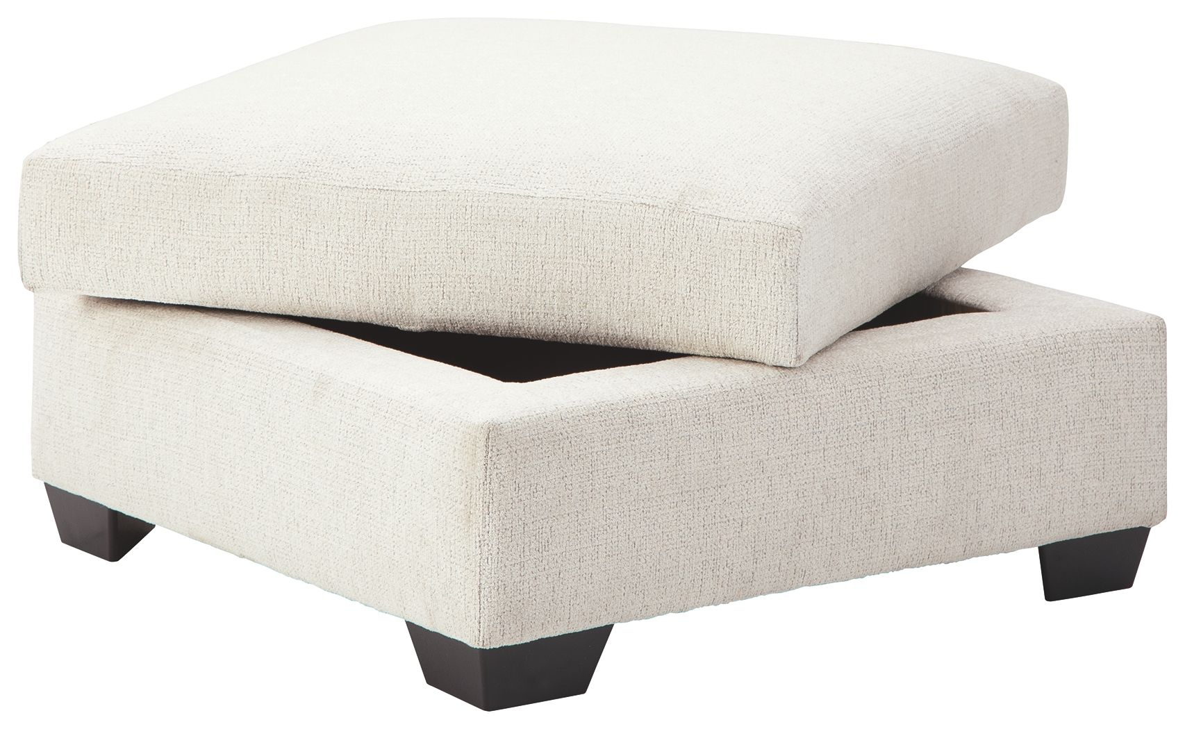 Ashley Furniture Cambri - Snow - Ottoman With Storage | Meri Furniture