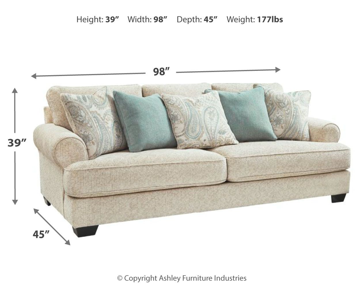 Ashley Furniture Monaghan - Sandstone - Sofa | Meri Furniture
