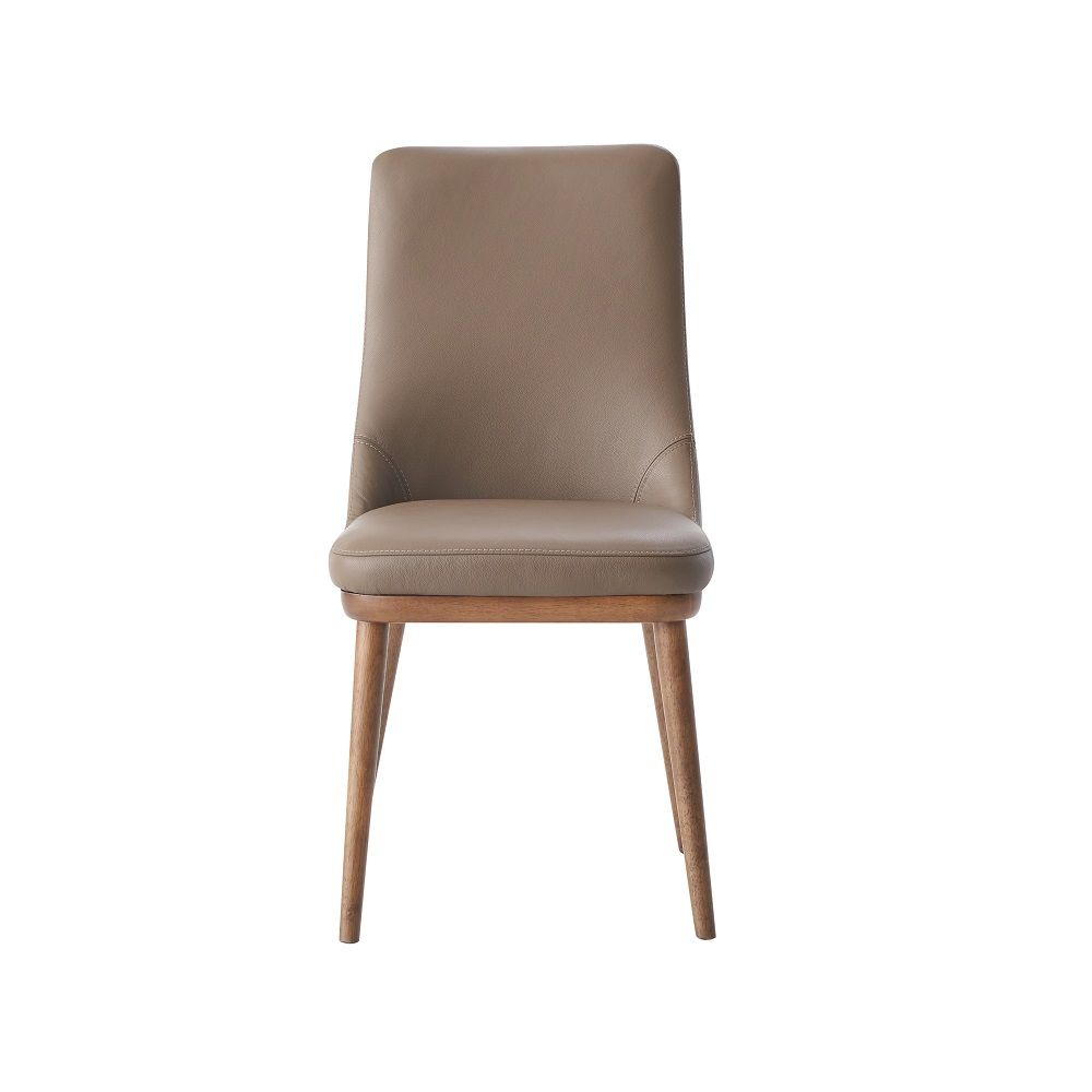 ACME Rashean - Side Chair (Set of 2) - Brown & Walnut | Meri Furniture