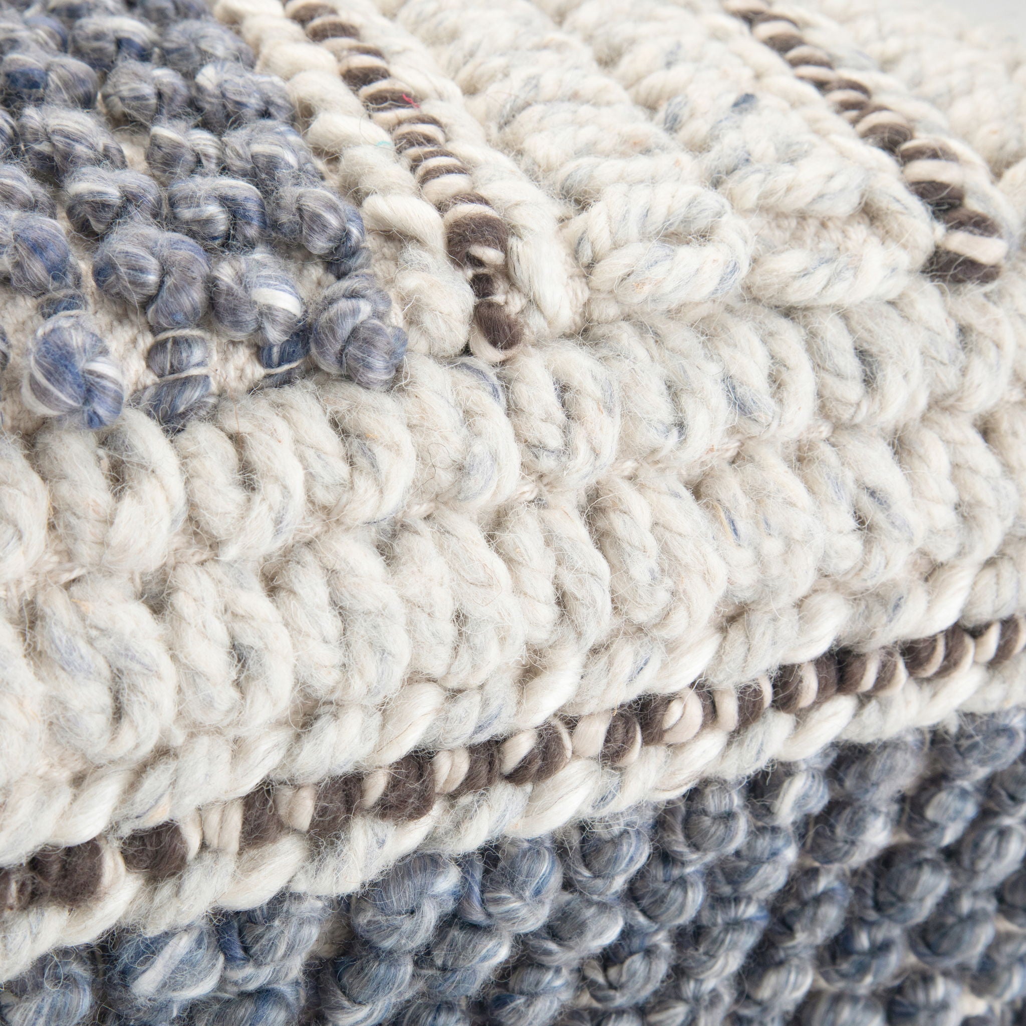 Grady - Handcrafted Square Pouf