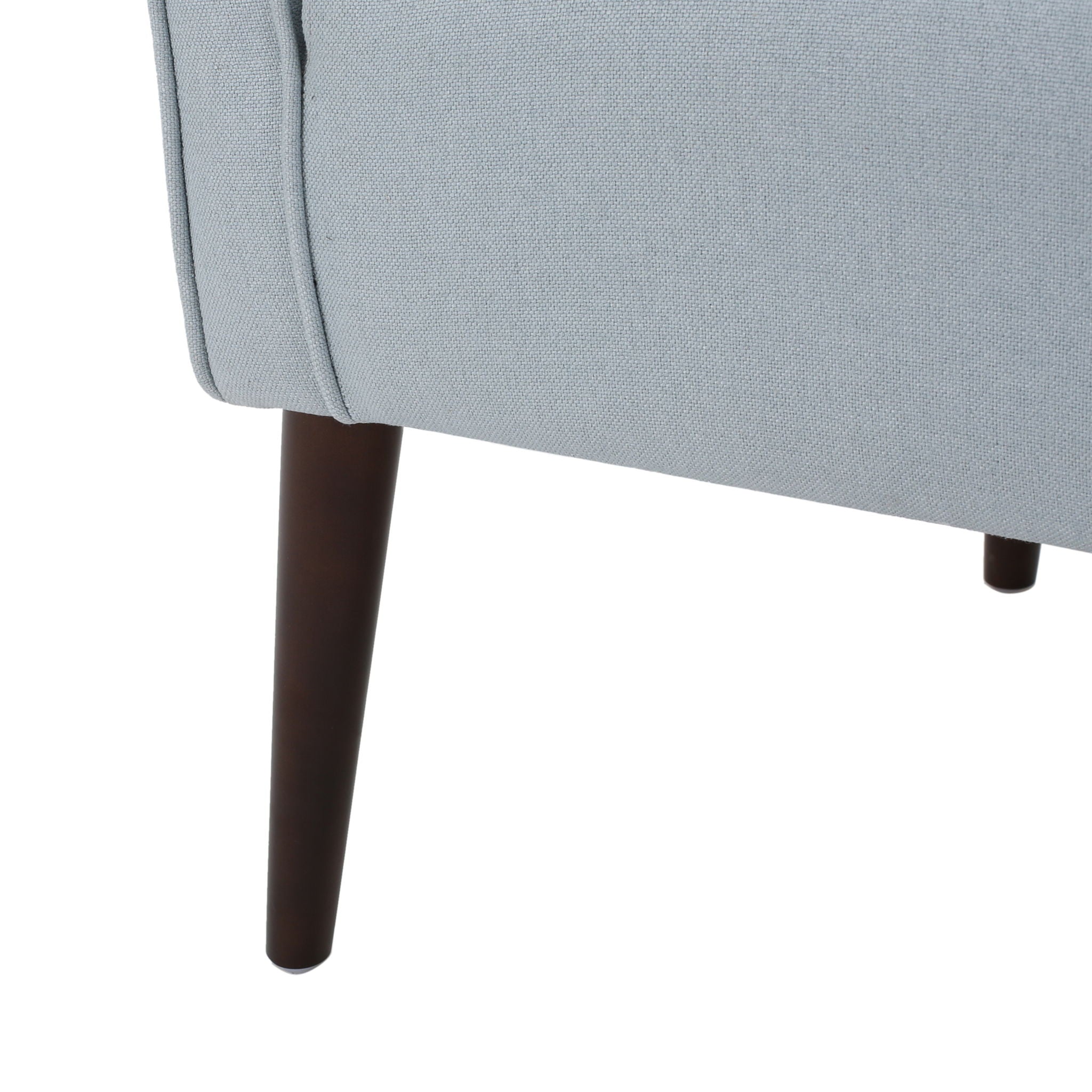 Contemporary Upholstered Club Chair With Button Tufting