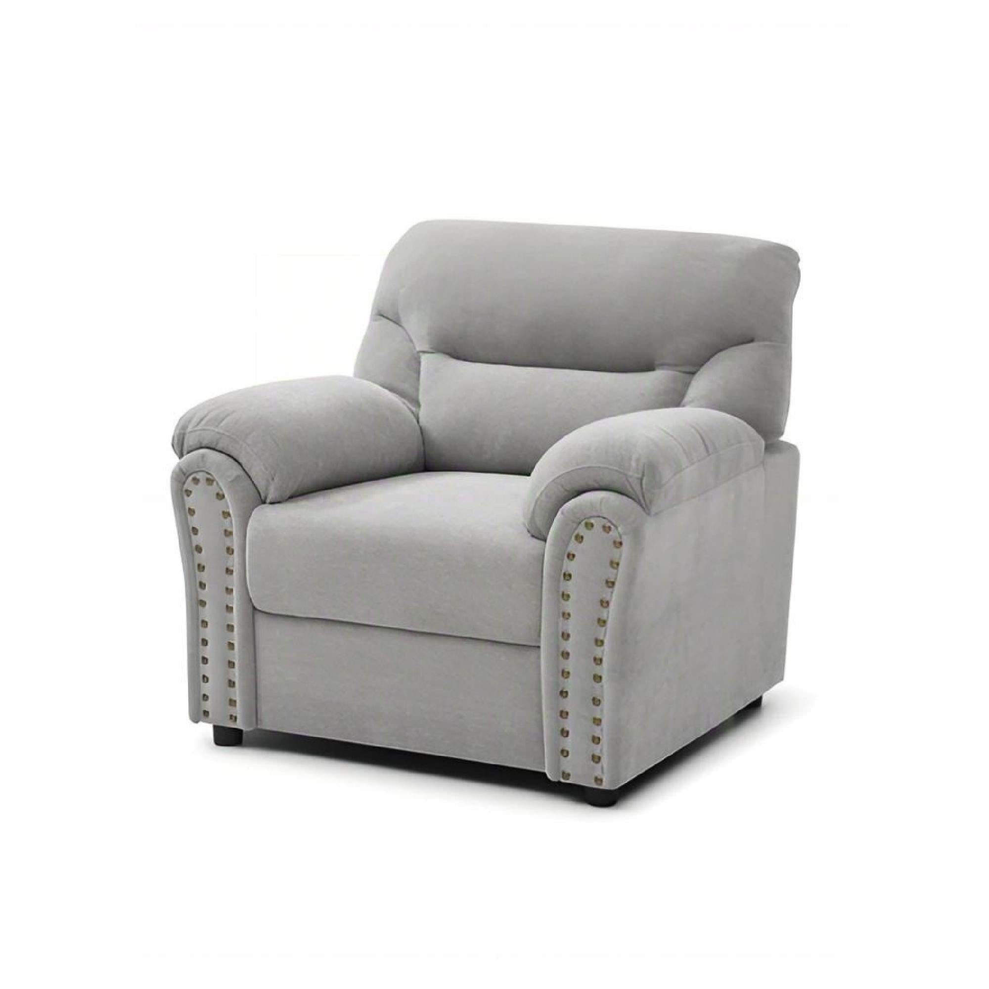 Hamilton - Chair With Hand Applied Nailhead Trim And Pillow Top Arm Cushions