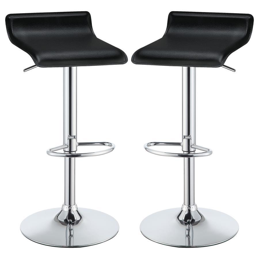 Coaster Fine Furniture Bidwell - Upholstered Adjustable Bar Stool (Set of 2) | Meri Furniture
