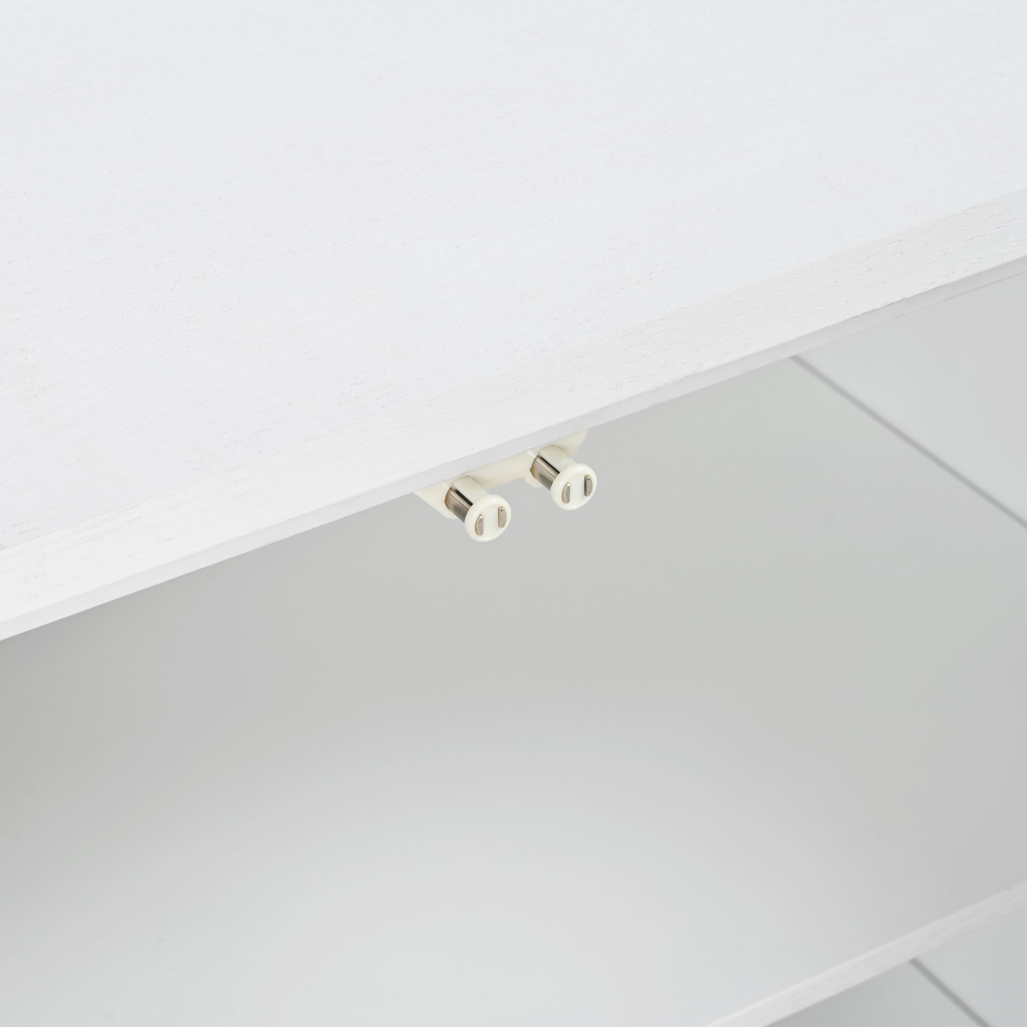 Modern 4 Door Sideboard With Creative Carved Surface And Adjustable Shelves