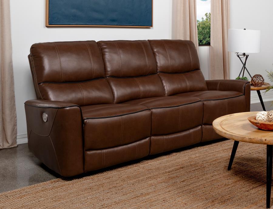 Coaster Fine Furniture Greenfield - Upholstered Power Reclining Sofa | Meri Furniture