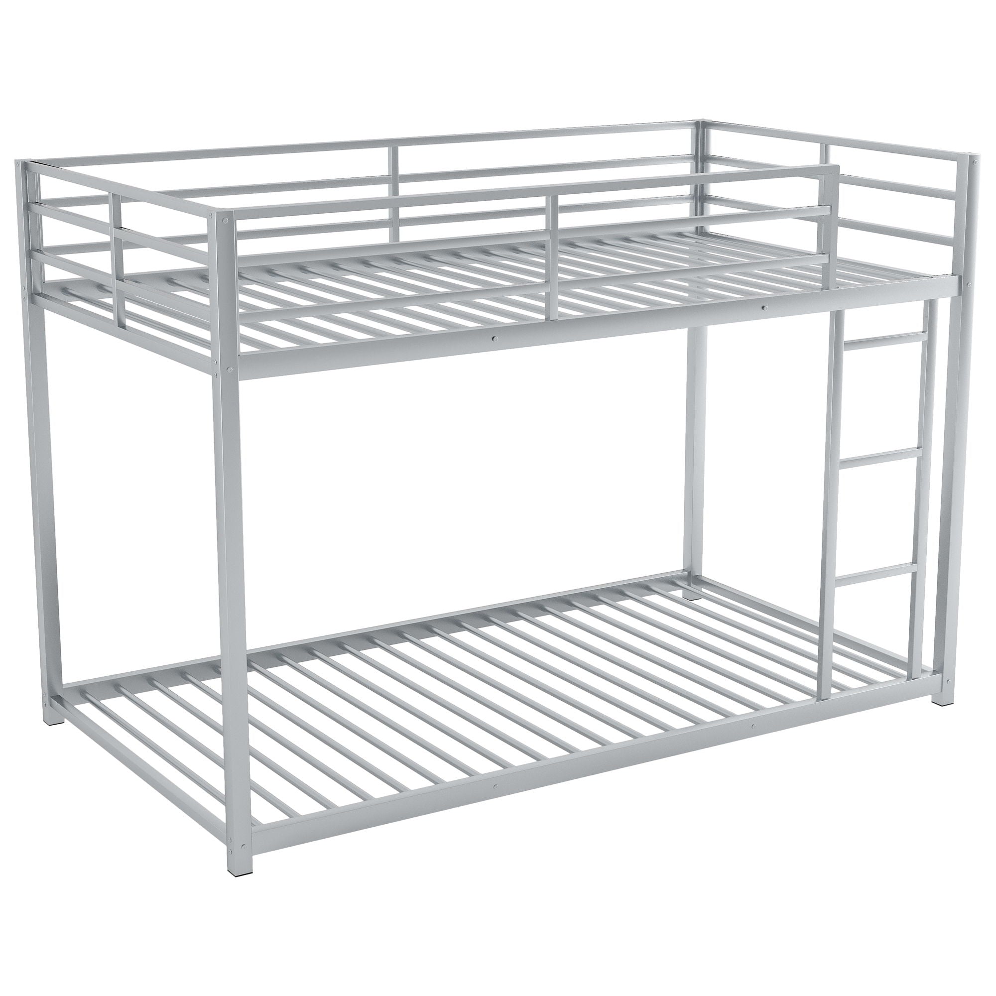 Metal Bunk Bed, Low Bunk Bed With Ladder