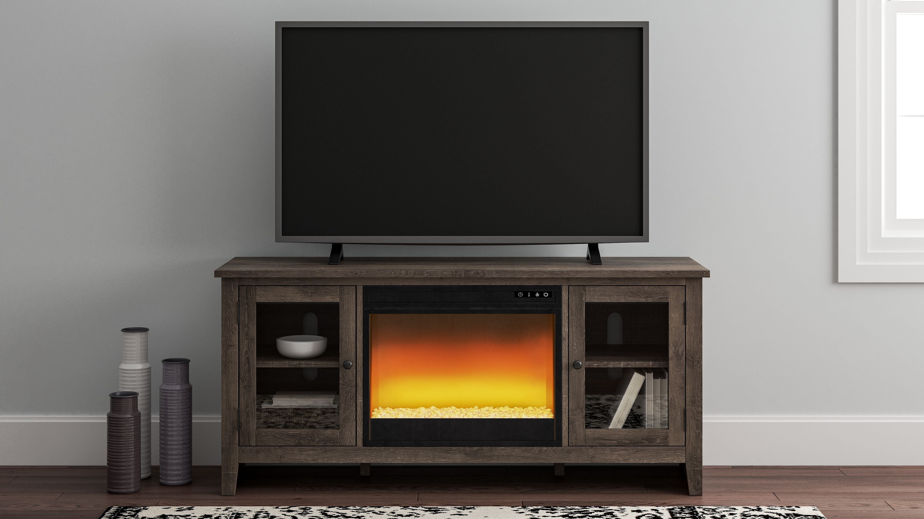 Signature Design by Ashley® Arlenbry - TV Stand With Fireplace | Meri Furniture
