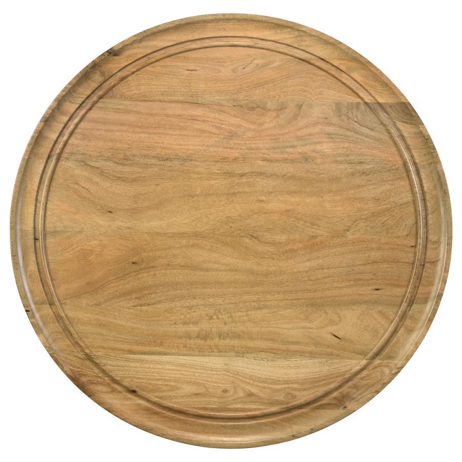 Coaster Fine Furniture Zoe - Round Mango Wood Coffee Table - Natural | Meri Furniture