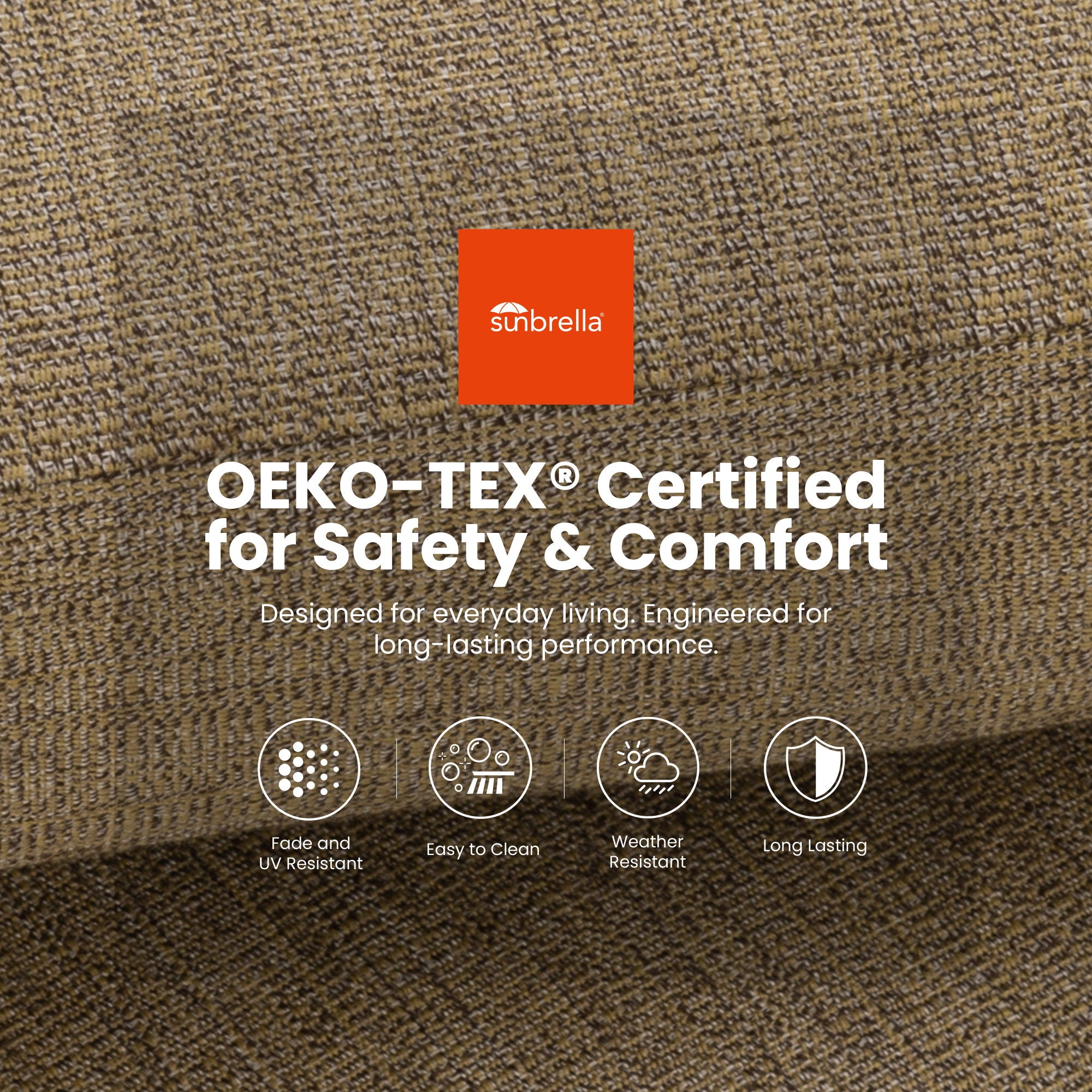 Outdoor Swivel Bar Chairs, 360 Degree Rotation, Ergonomic Backrest (Set of 2)