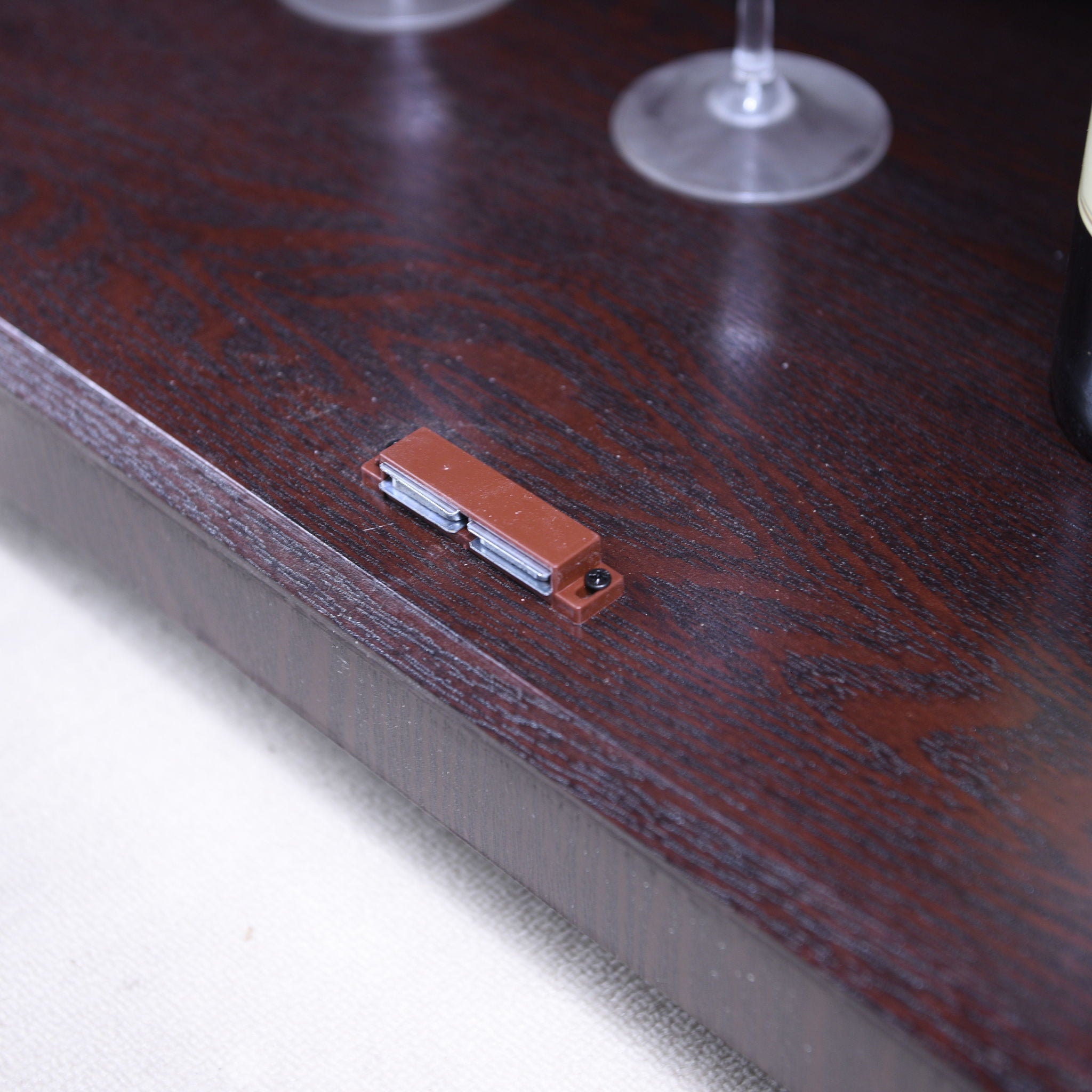 Spacious Sideboard With 3 Doors - Ox Blood Red