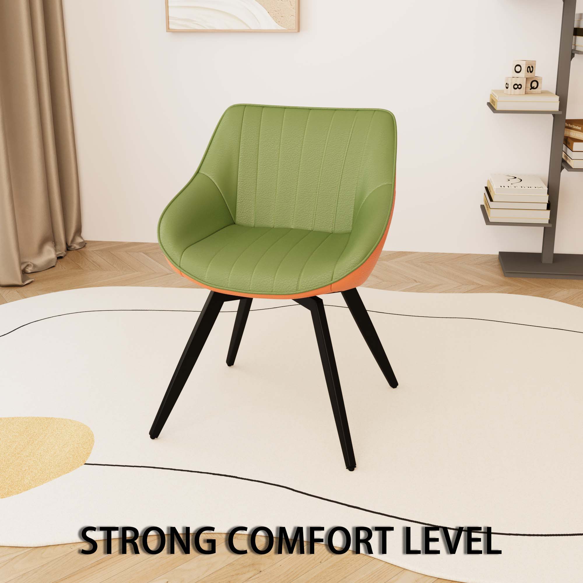 Round Dining Table Set With Tulip Design And 2 Chairs