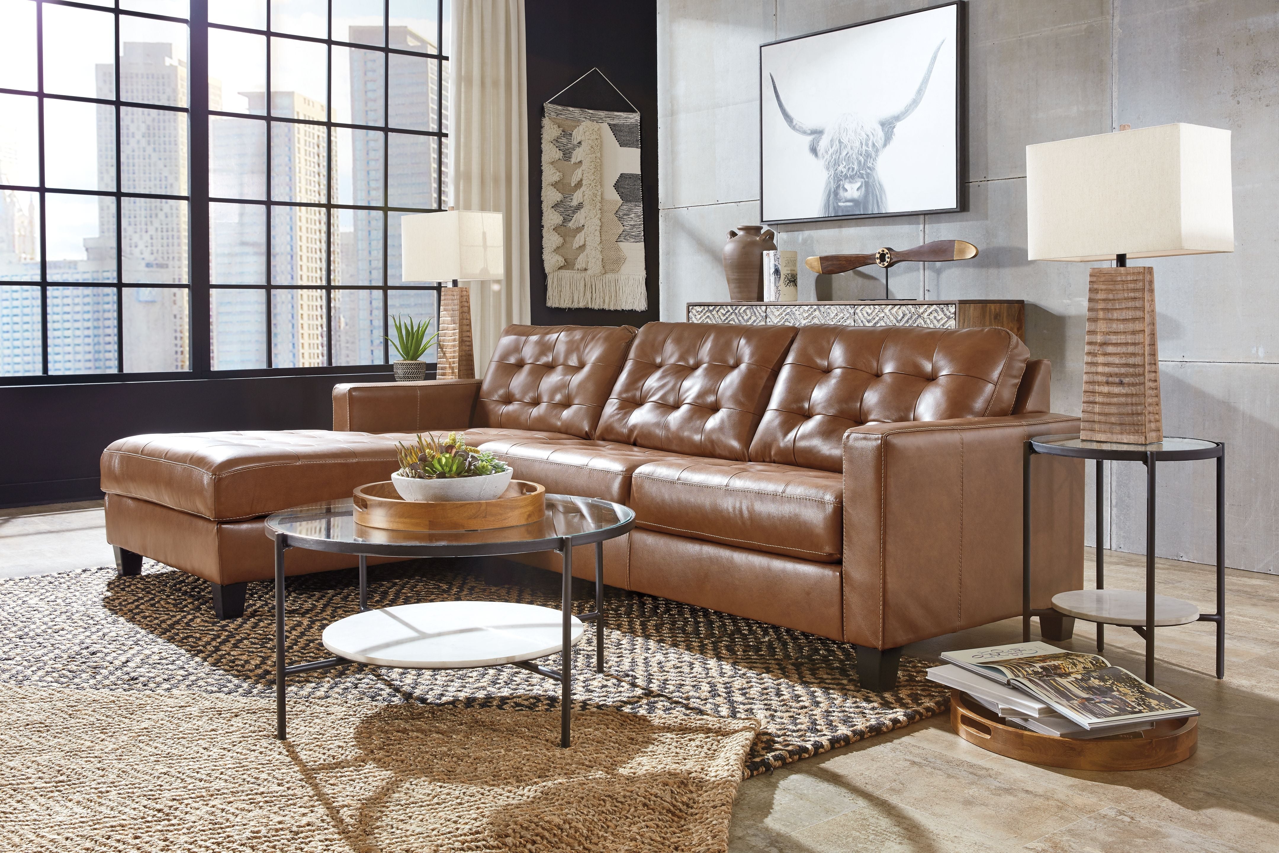 Signature Design by Ashley® Baskove - Sectional | Meri Furniture