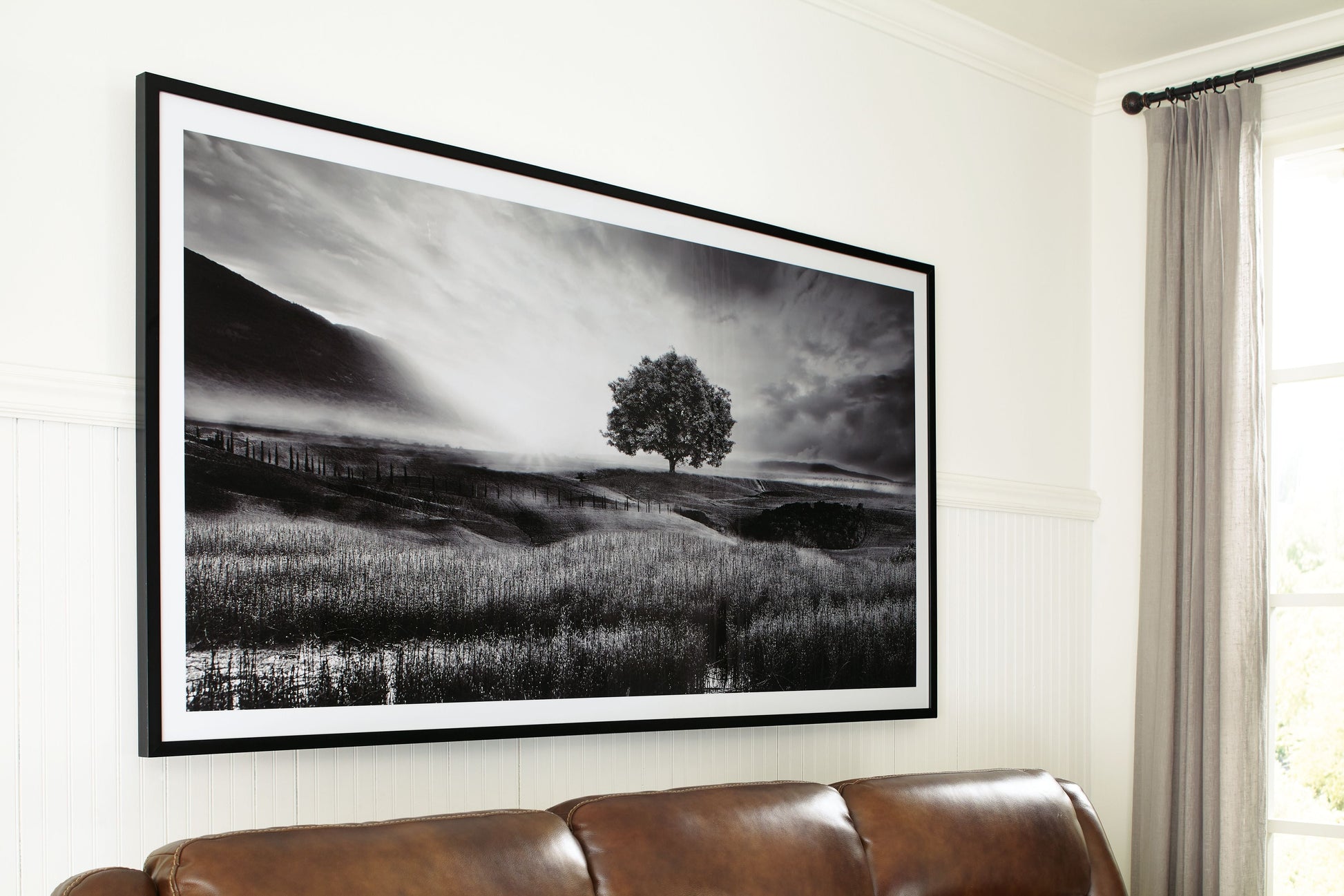 Ashley Furniture Deborland - Black / White - Wall Art | Meri Furniture