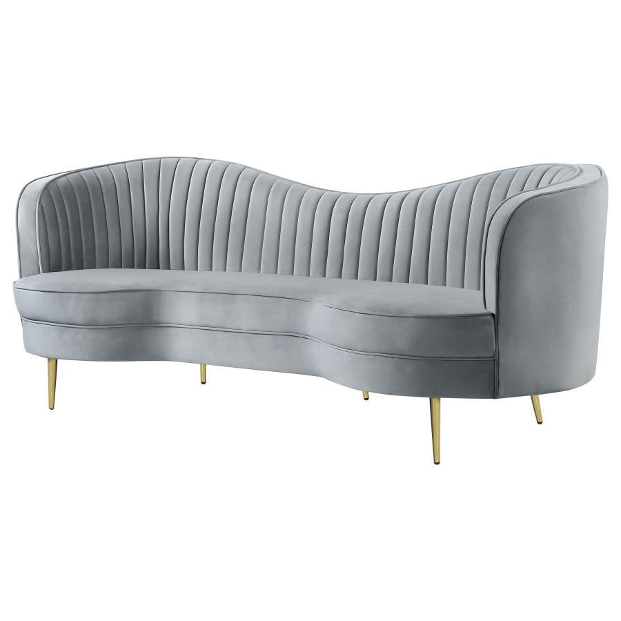 Coaster Fine Furniture Sophia - Upholstered Channel Tufted Sofa | Meri Furniture