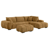 Camacho - Upholstered Sectional Sofa With Ottoman Set