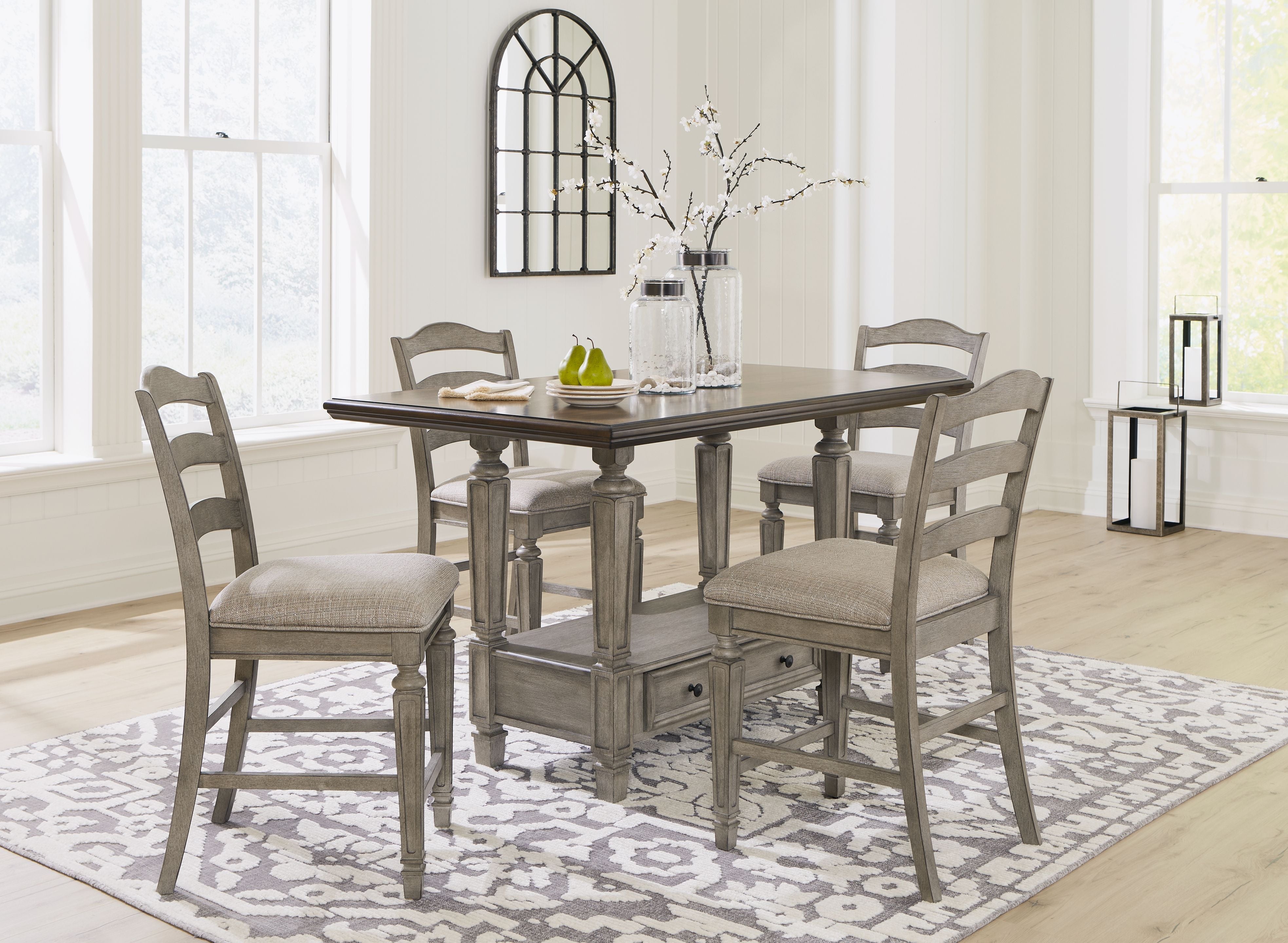 Signature Design by Ashley® Lodenbay - Counter Dining Set | Meri Furniture