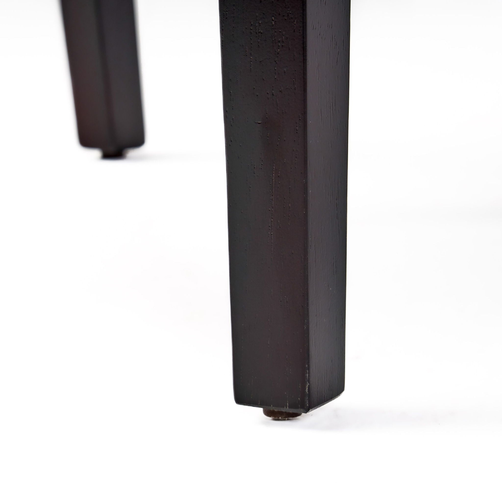 Contemporary Dining Chair Set With Rubberwood Legs - White / Blue