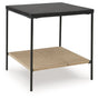 Signature Design by Ashley® Minrich - Black / Natural - Accent Table | Meri Furniture