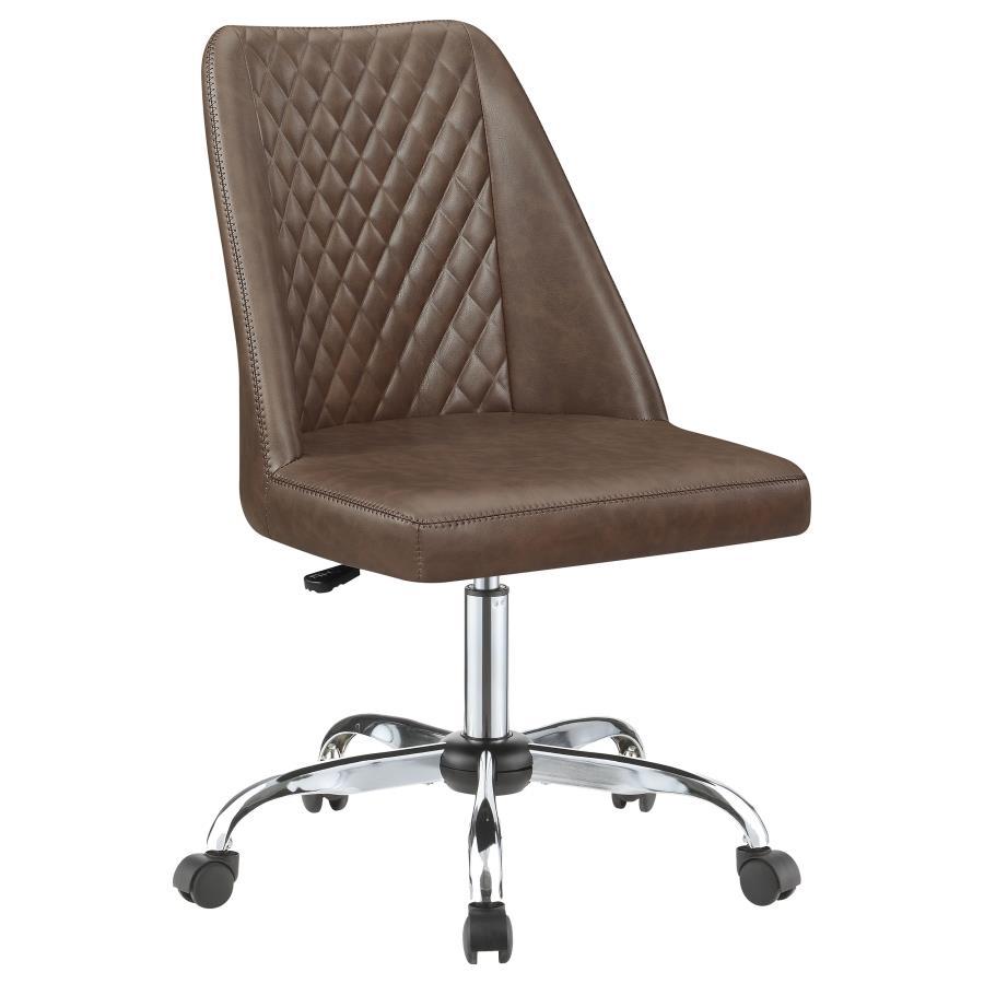 Coaster Fine Furniture Althea - Upholstered Adjustable Home Office Desk Chair | Meri Furniture