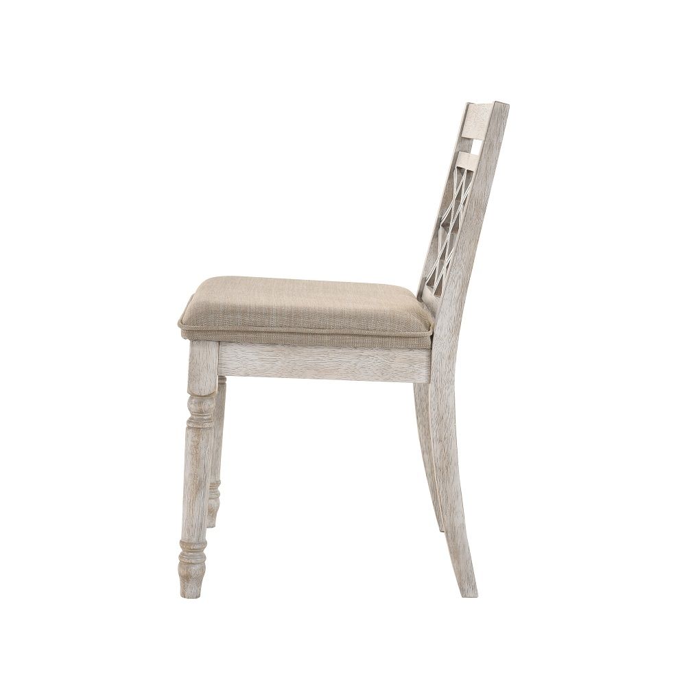 ACME Cillin - Side Chair (Set of 2) - Beige | Meri Furniture