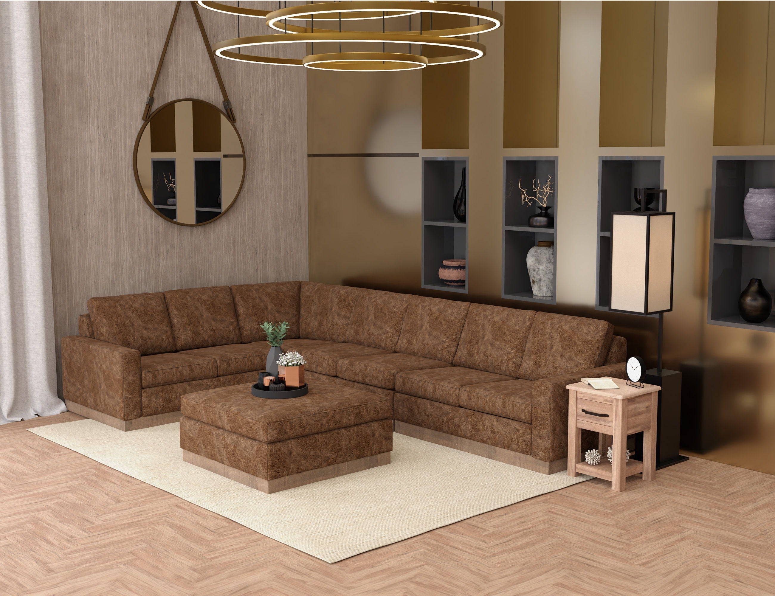 International Furniture Direct Georgia - Ottoman | Meri Furniture