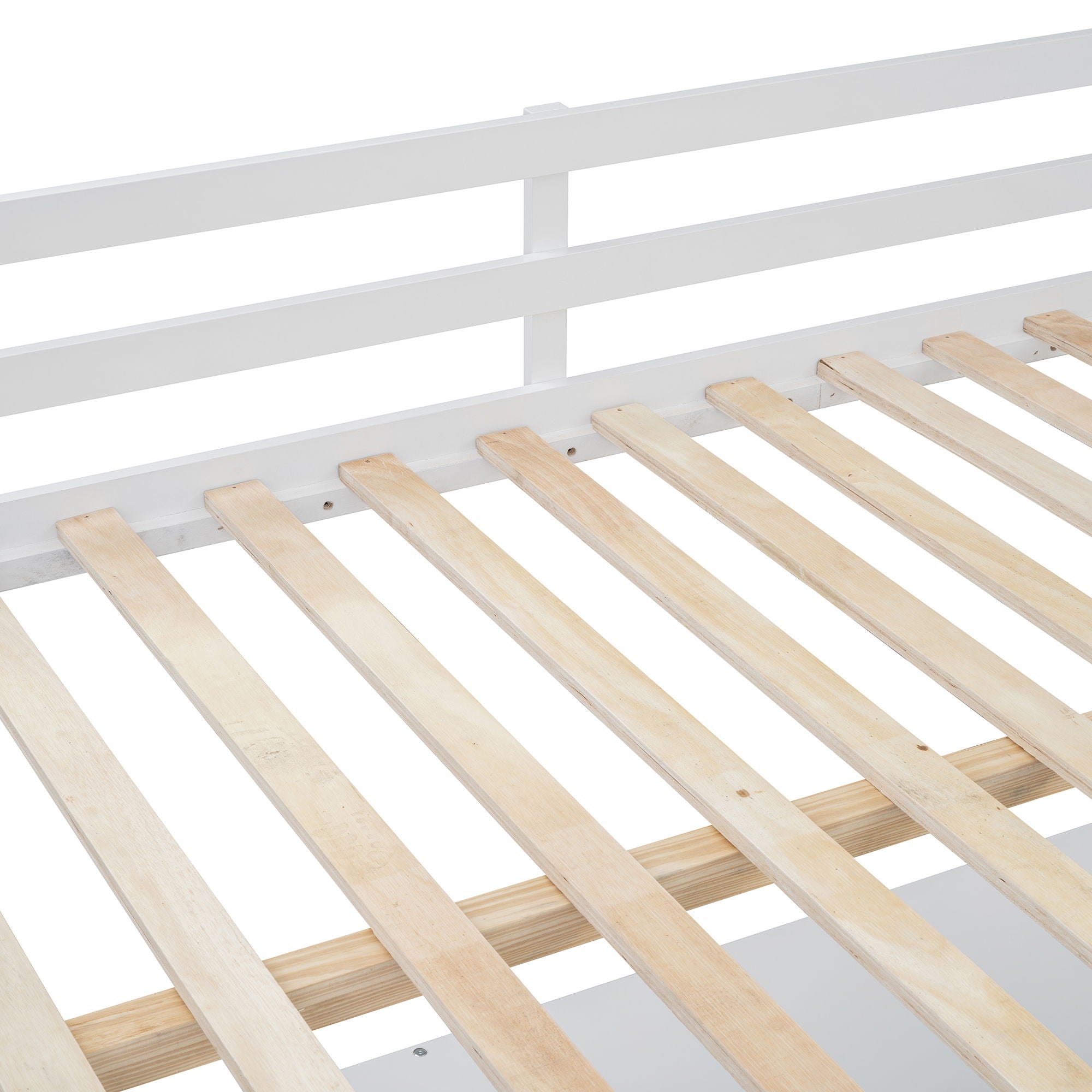 Loft Bed With Drawers, Cabinet, Shelves With Desk