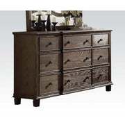ACME Baudouin - Dresser - Weathered Oak | Meri Furniture