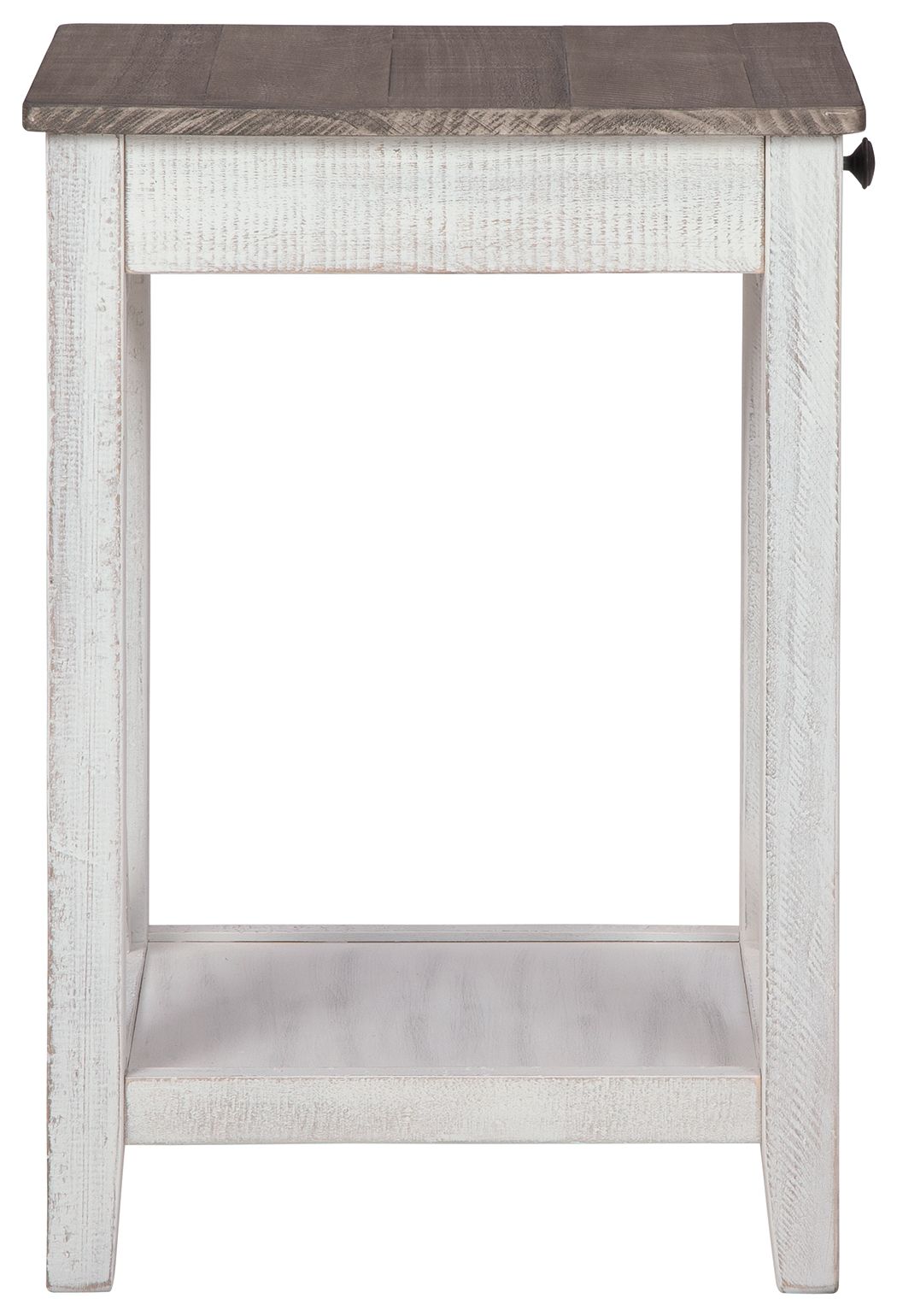 Ashley Furniture Adalane - White / Gray - Accent Table | Meri Furniture