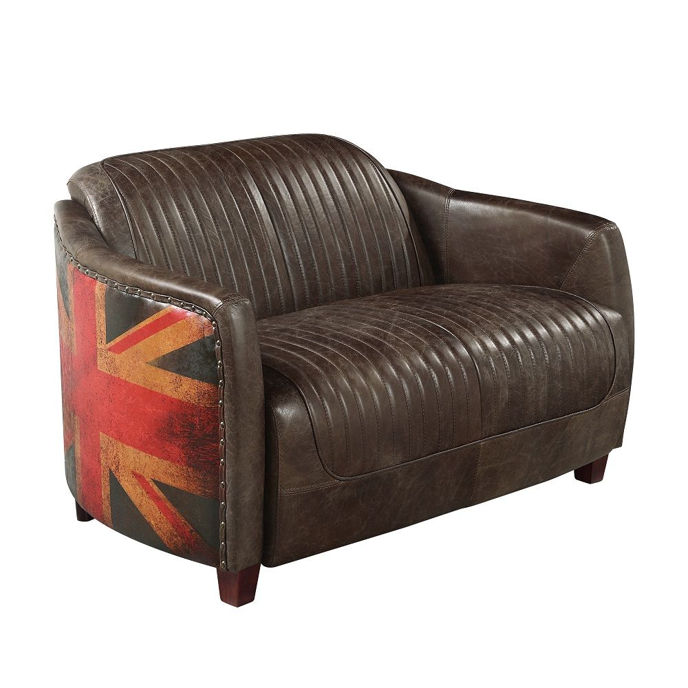 ACME Brancaster - Loveseat - Brown | Meri Furniture