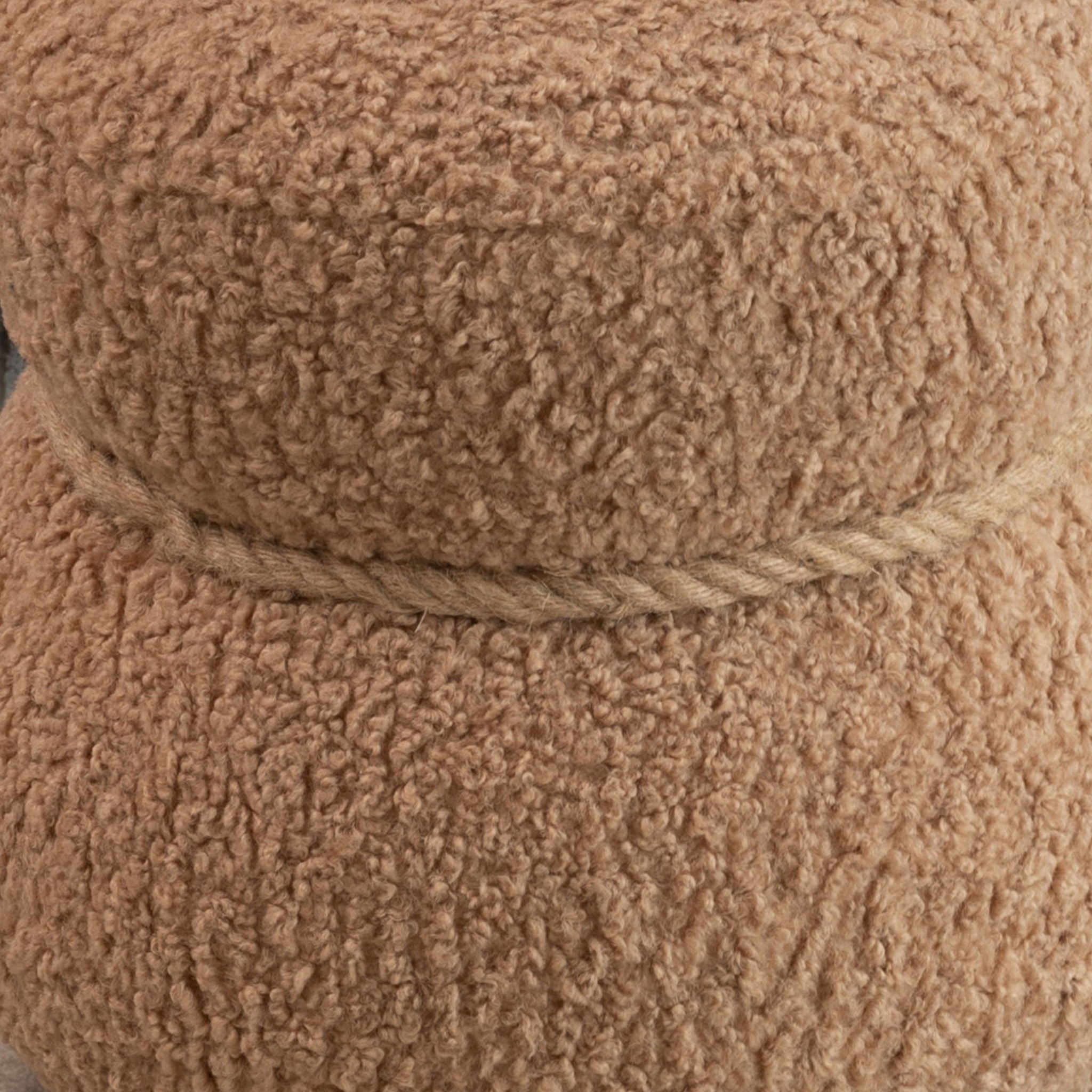 Snowman Stool With Cushion And Solid Wood Frame