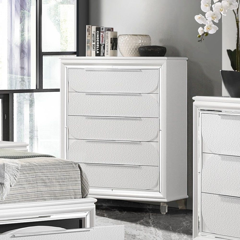 ACME Tarian - Chest - Pearl White | Meri Furniture