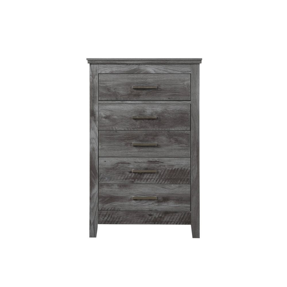 ACME Vidalia - Chest - Rustic Gray Oak | Meri Furniture