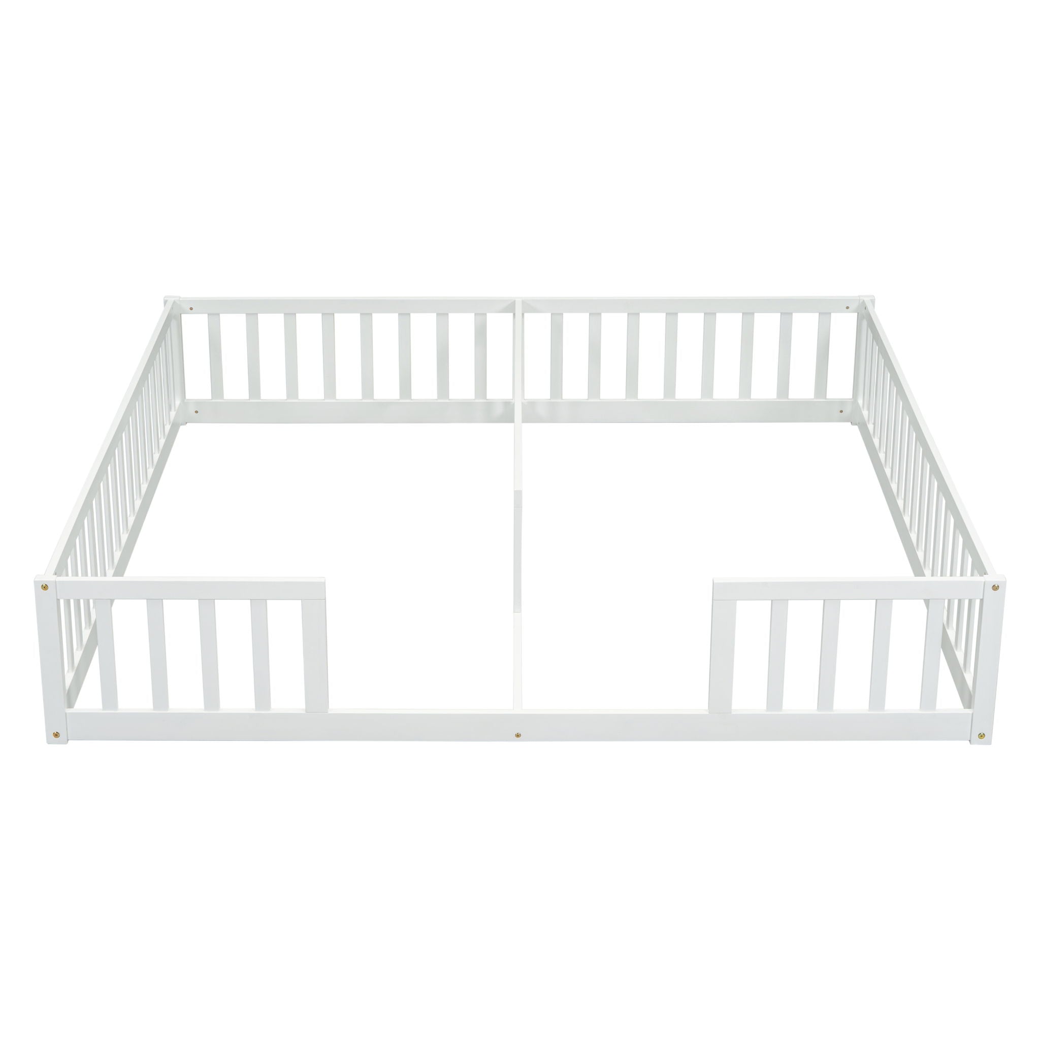Double Floor Bed With Fence, Guardrails, Without Door