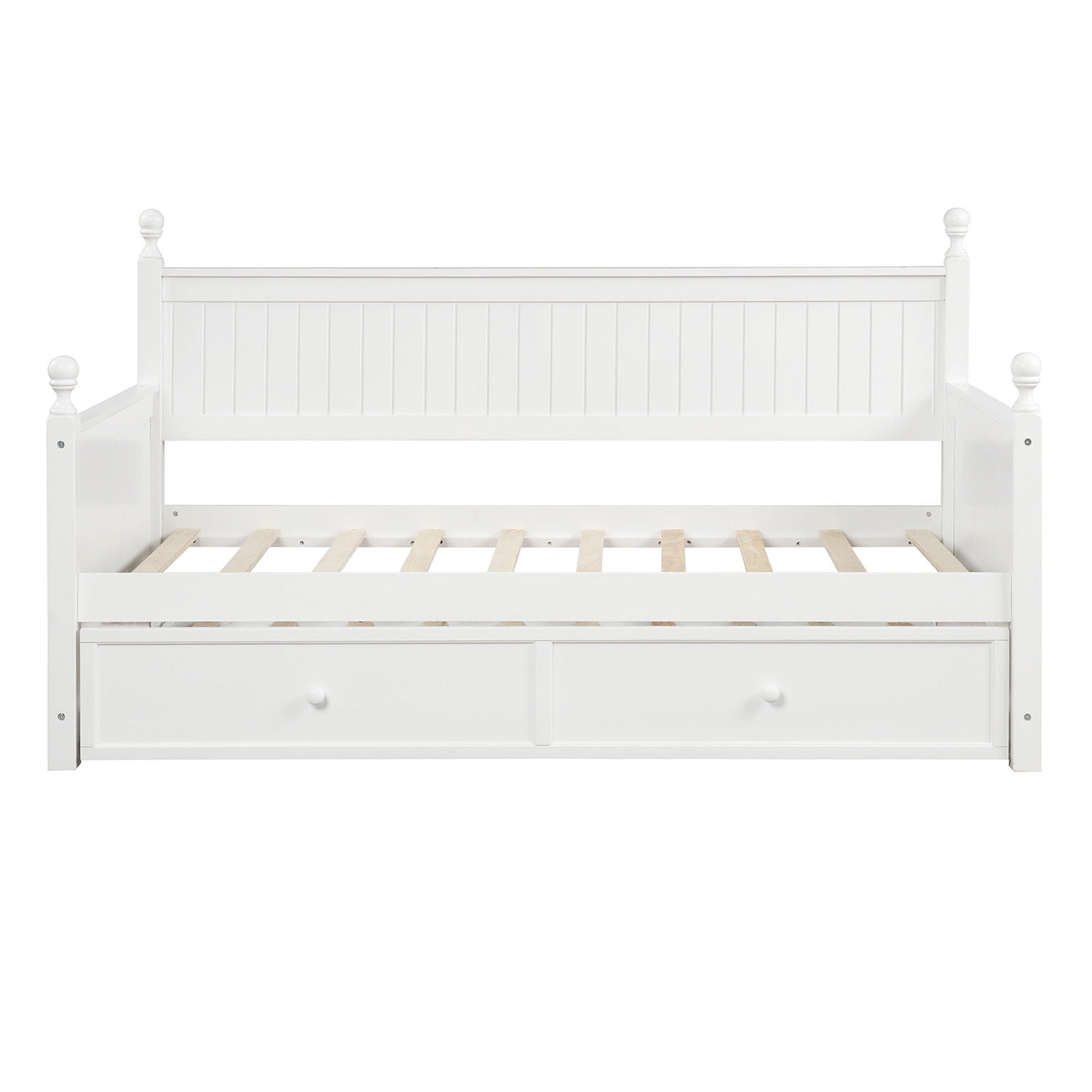 Twin Size Daybed & Twin Size Trundle - White
