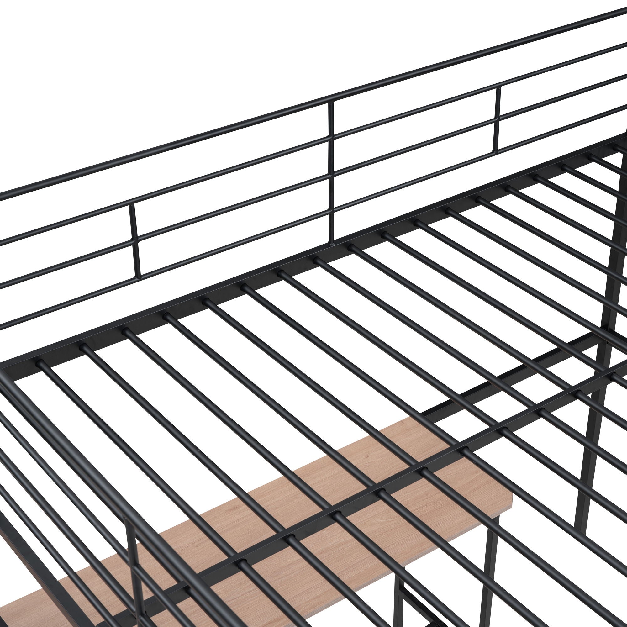 Loft Bed With Desk And Lateral Storage Ladder